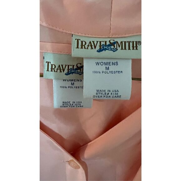 TRAVEL SMITH TWO PIECE CORRAL COLOR DRESS AND JACKET WOMENS SIZE M - Picture 5 of 12